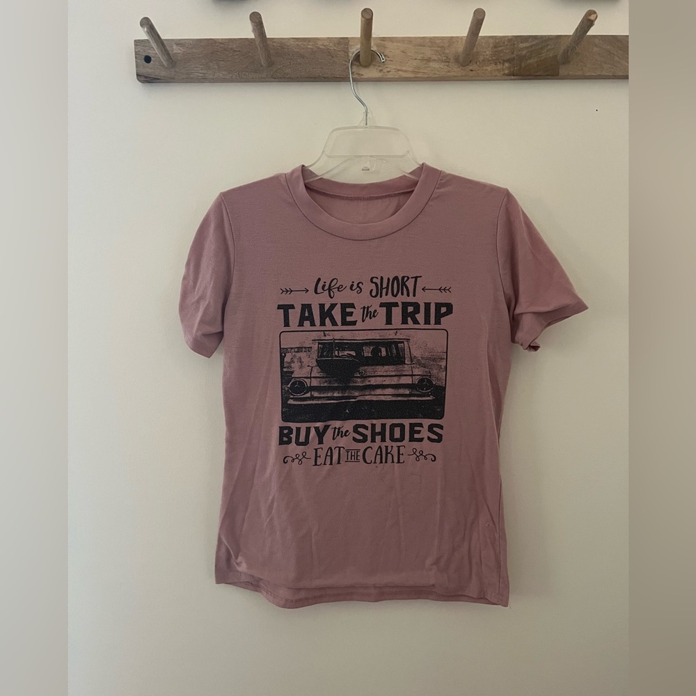 Pink Graphic Tee Shirt size Small